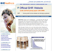 Tablet Screenshot of biehealth.ca